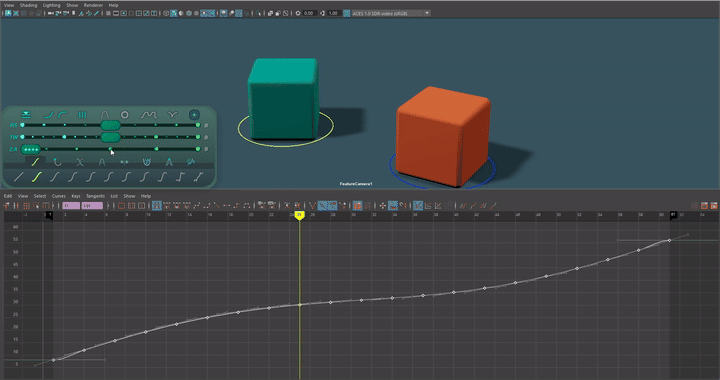 Smart UI demonstrated in Maya
